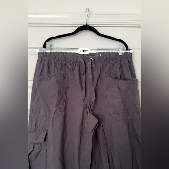 Aerie Black Cargo Jogger Pants | 100% Cotton | XL - Picture 4 of 8